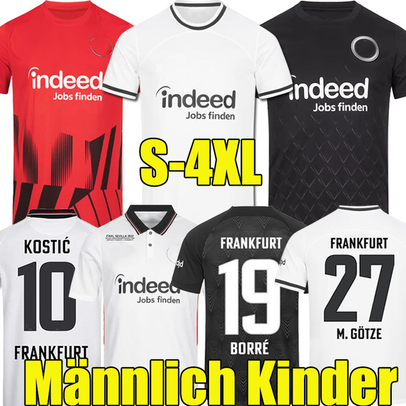 4XL 21/22/23 Eintracht Frankfurt Soccer Jerseys M.GOTZE #27 Champions league final BUDAPEST SOW Borre KOSTIC HAUGE 2023 football shirt KAMADA HINTEREGGER Men Kids Kit, 21-22 third final
4XL 21/22/23 Eintracht Frankfurt Soccer Jerseys M.GOTZE #27 Champions league final BUDAPEST SOW Borre KOSTIC HAUGE 2023 football shirt KAMADA HINTEREGGER Men Kids Kit, 21-22 third final