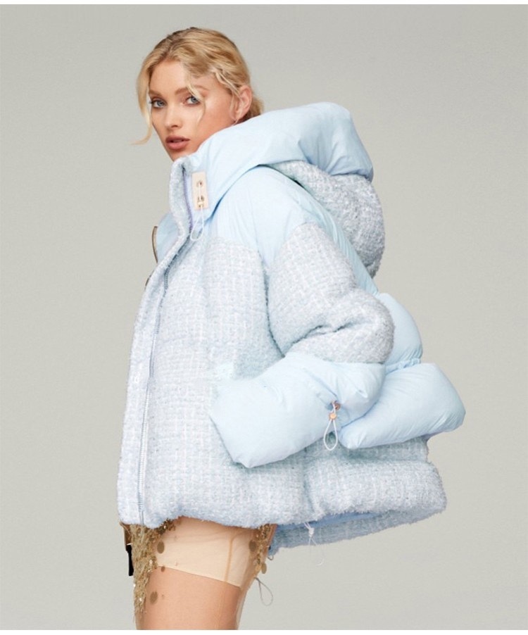 Women's Down Parkas Spot Fit Cold Weather Winter Fluffy Woolen Coat Female Oversized Thicker Warm Jacket Hooded F2423 220909