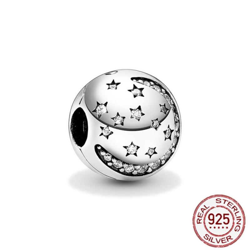 New Popular 925 Sterling Silver for Charm Beads Bracelet Necklace DIY Ladies Fashion Classic Luxury Jewelry Fashion Accessories with Gifts