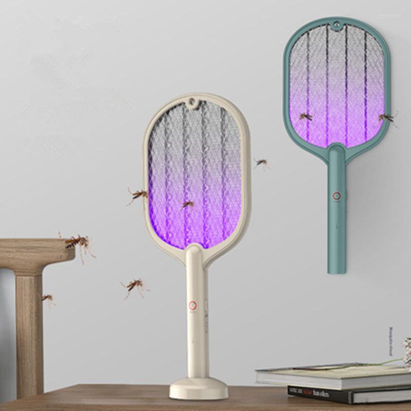 Smart Automation Modules Intelligent Household 2In1 Electric Mosquito Swatter USB Recharg Eable Bug Zapper Trap Killer Lamp