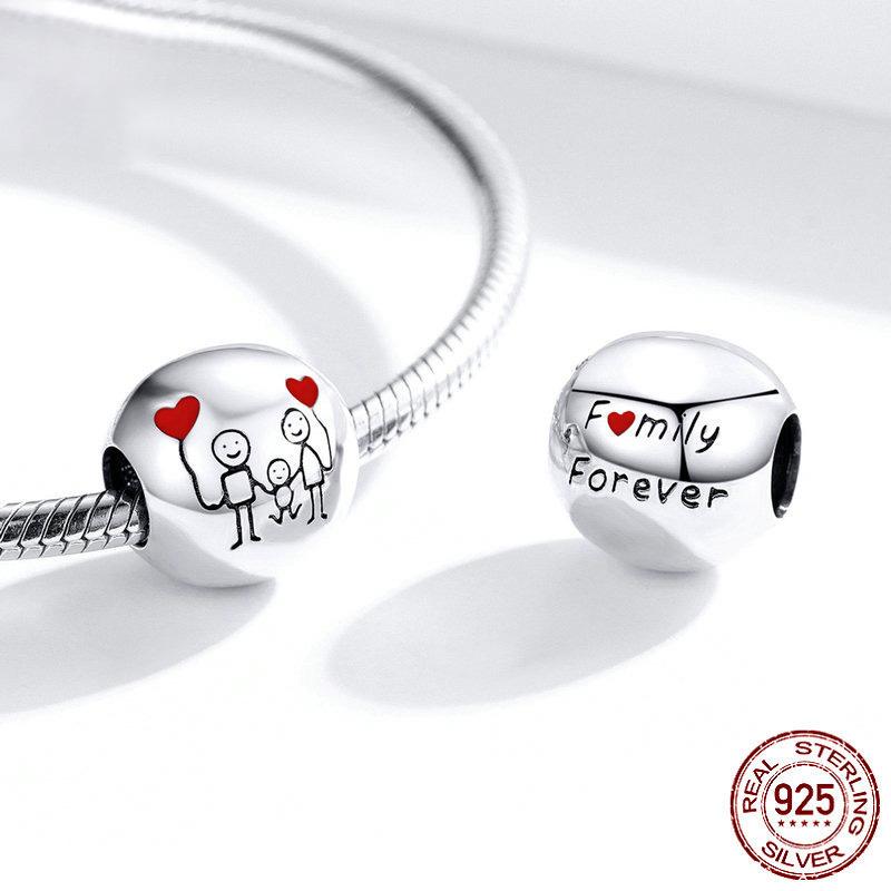 New Popular Authentic 925 Sterling Silver Metal Beads For Girls Boys Teens Suitable For S925 Snake Charm Bracelets Diy Womens Jewelry