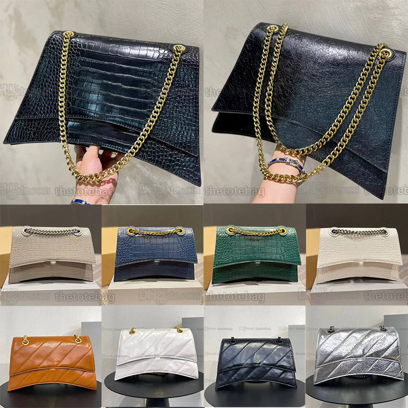 Crush large chain bag quilted in silver metallized crushed calfskin hourglass handbag black pink Shoulder Bags purse wallet small crossbody tote Luxurys Designer, Customize
Crush large chain bag quilted in silver metallized crushed calfskin hourglass handbag black pink Shoulder Bags purse wallet small crossbody tote Luxurys Designer, Customize