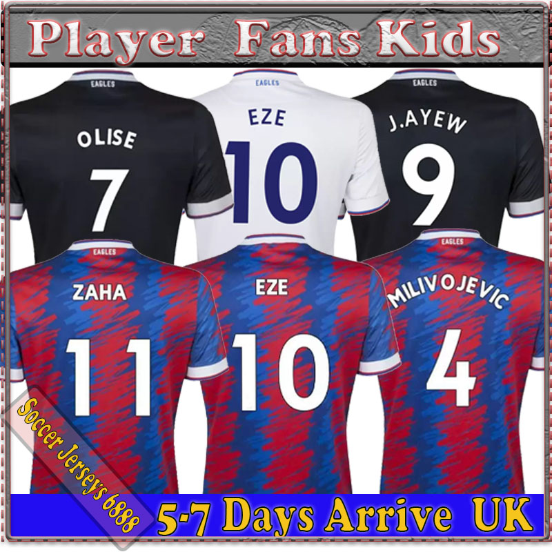 XXXL 4XL 22/23 Palace Soccer Jerseys Zaha MILIVOJEVIC TOWNSEND SAKHO BENTEKE MATETA EZE McARTHUR CPFC 2022 2023 EAGLES men kids Kits sock Full sets Football Shirt, 22/23 fans version away
XXXL 4XL 22/23 Palace Soccer Jerseys Zaha MILIVOJEVIC TOWNSEND SAKHO BENTEKE MATETA EZE McARTHUR CPFC 2022 2023 EAGLES men kids Kits sock Full sets Football Shirt, 22/23 fans version away