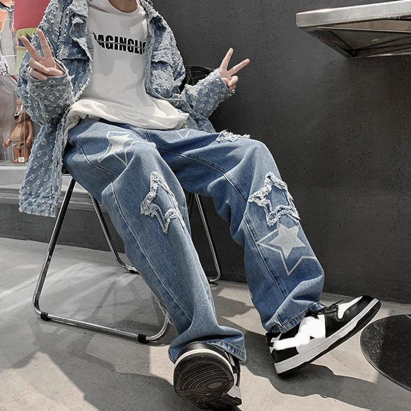 Men' Jeans Vintage Women' Men' Korean Denim Pants Y2K Cltohes Streetwear Printed Patchwork Male Baggy Straight Trousers For Men, Black
Men' Jeans Vintage Women' Men' Korean Denim Pants Y2K Cltohes Streetwear Printed Patchwork Male Baggy Straight Trousers For Men, Black