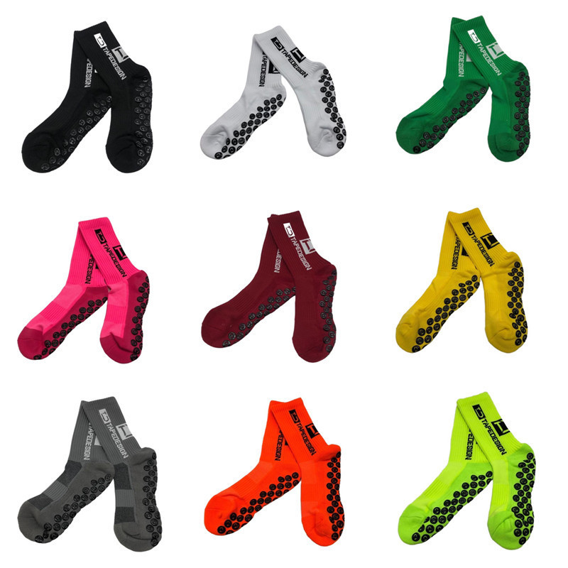 Sports Socks Style Football Round Silicone Suction Cup Grip Anti Slip Soccer Men Women Baseball 2 pairs 220912