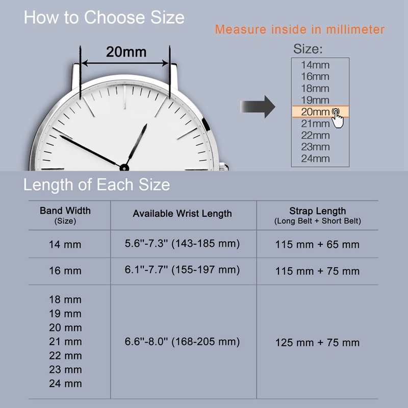 Watch Bands WOCCI Genuine Leather Strap 14mm 16mm 18mm 19mm 20mm 21mm 22mm 23mm 24mm Replacement for Men Women Wristwatch 220912