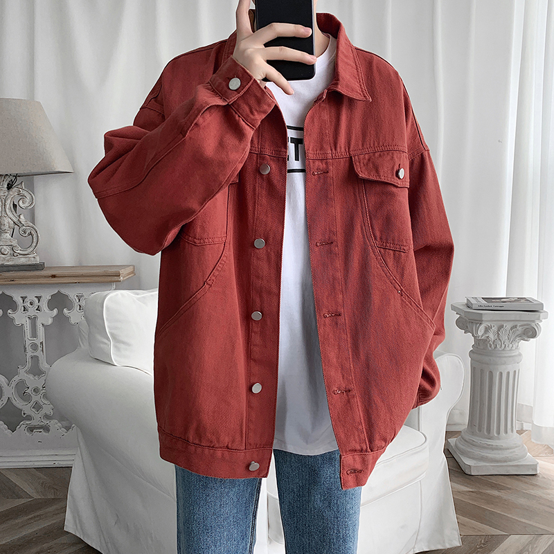 Men's Jackets Japanese Fashion Outerwear Retro Clothes Military Jacket Denim Jacket Men Plus Size Clothes Black Denim Jacket Men 220912