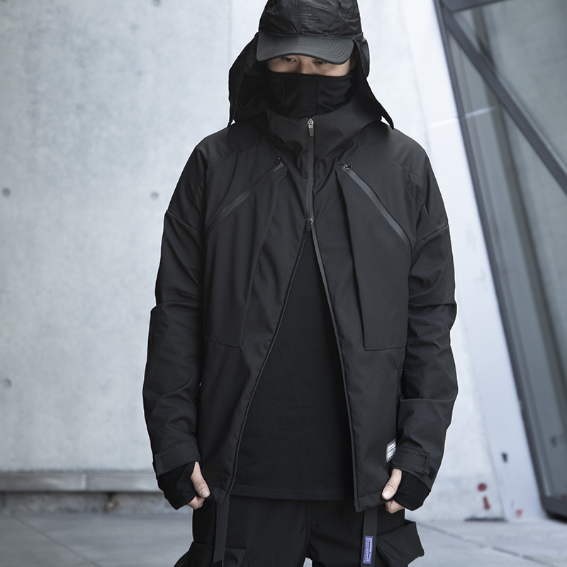 Men's Jackets WHRS Functional jacket water resistant techwear ninjawear streetwear japanese style 220912