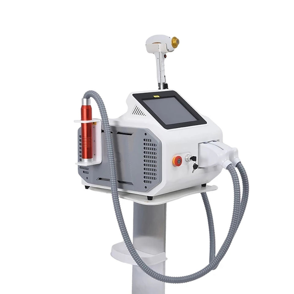 Salon 808 Diode Laser Hair Removal Machine Semiconductor Lazer Picosecond Tattoo Removal Q-switch Nd Yag Skin Rejuvenation Black Doll Treatment 808nm