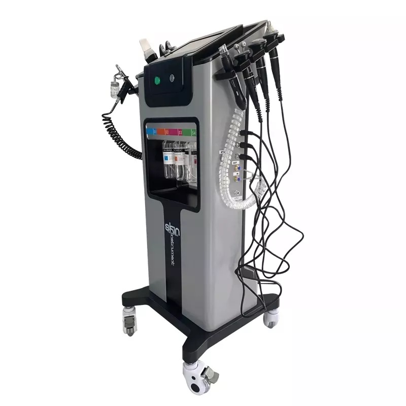 Multifunction 8-in-1 Facial Cleaning Machine for Skin Rejuvenation, Blackhead Removal, and Skin Whitening, Featuring Microdermabrasion for Beauty Trea
