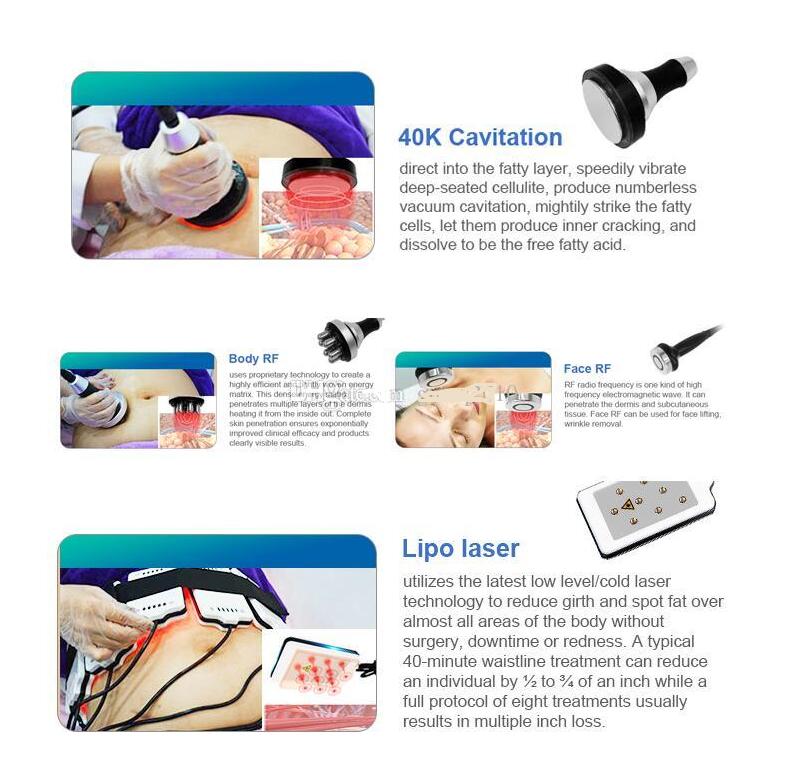 SPA use slimming Machine 5 Handles 360 Cryo fat freeze with 80k Ultrasonic Cavitation Tripolar Radio frequency Cryolipolysis Fat Vacuum beauty equipme