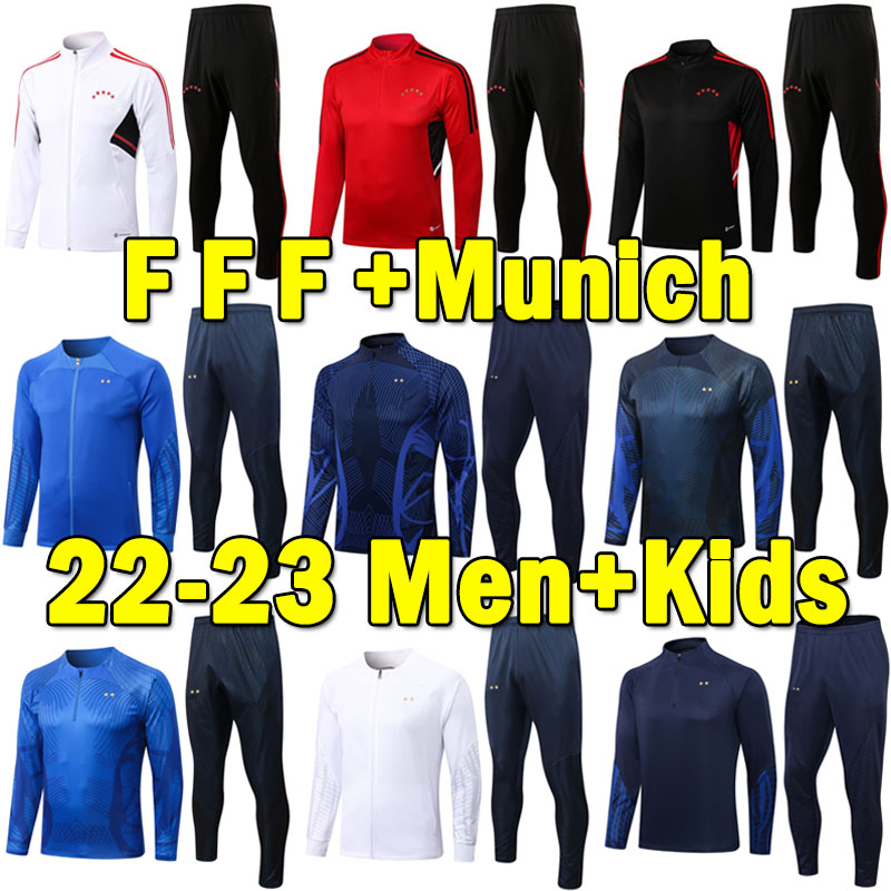 22 23 French Soccer sets POGBA GRIEZMANN MBAPPE GIROUD KANTE 2022 2023 Munich Training Jerseys SANE GNABRY MULLER Men Soccer Tracksuits, Benfeika
22 23 French Soccer sets POGBA GRIEZMANN MBAPPE GIROUD KANTE 2022 2023 Munich Training Jerseys SANE GNABRY MULLER Men Soccer Tracksuits, Benfeika