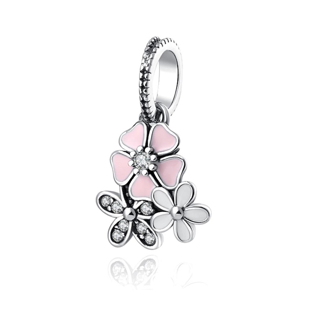 New Popular 925 Sterling Silver for Charm Beads Bracelet Necklace DIY Ladies Fashion Classic Luxury Jewelry Fashion Accessories with Gifts
