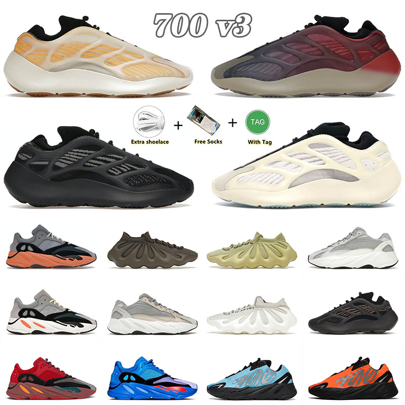 designer 700 v3 sports running shoes for men women copper fade azael safflower bone bright cyan cream mens v2 hi-res blue trainers sneakers 36-46, A18 ararat 36-47