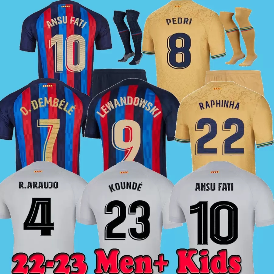 2022 2023 soccer jersey barcelonas ANSU FATI PEDRI Kounde LEWANDOWSKI Camisetas de football Raphinha Kessie 22 23 ADAMA FERRAN Christensen shirt BARCAS men kids, 22/23 third 3
2022 2023 soccer jersey barcelonas ANSU FATI PEDRI Kounde LEWANDOWSKI Camisetas de football Raphinha Kessie 22 23 ADAMA FERRAN Christensen shirt BARCAS men kids, 22/23 third 3