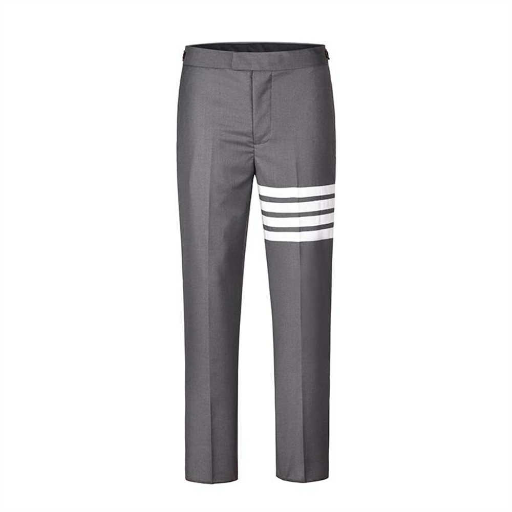TB thom Men's Suit Pants Classic Stripe Formal Casual nine-point Korean Style Brand slim business trousers iron-free tide, Gray
TB thom Men's Suit Pants Classic Stripe Formal Casual nine-point Korean Style Brand slim business trousers iron-free tide, Gray