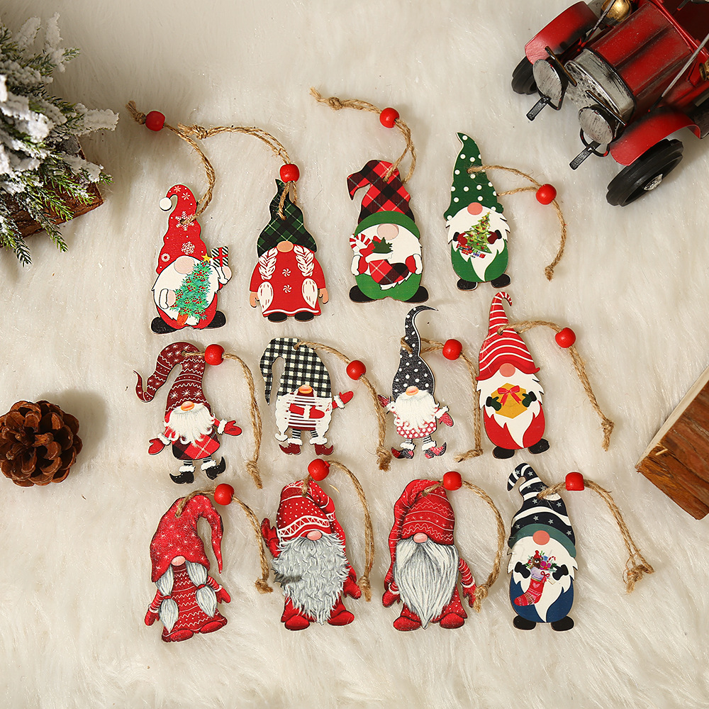 Christmas Decorations 9PCS/Set Wooden Christmas Gnome Ornaments Xmas Tree Hanging Pendants Home Party Decor Supplies Festival Gift XBJK2111
Christmas Decorations 9PCS/Set Wooden Christmas Gnome Ornaments Xmas Tree Hanging Pendants Home Party Decor Supplies Festival Gift XBJK2111