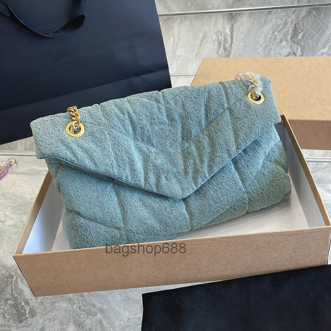 designer bags LOULOU Classic Puffer Y-shaped Seam Shoulder Bags Fashion Gold Original Hardware Chain Handbags High Quality Denim Flap Women 2022
designer bags LOULOU Classic Puffer Y-shaped Seam Shoulder Bags Fashion Gold Original Hardware Chain Handbags High Quality Denim Flap Women 2022