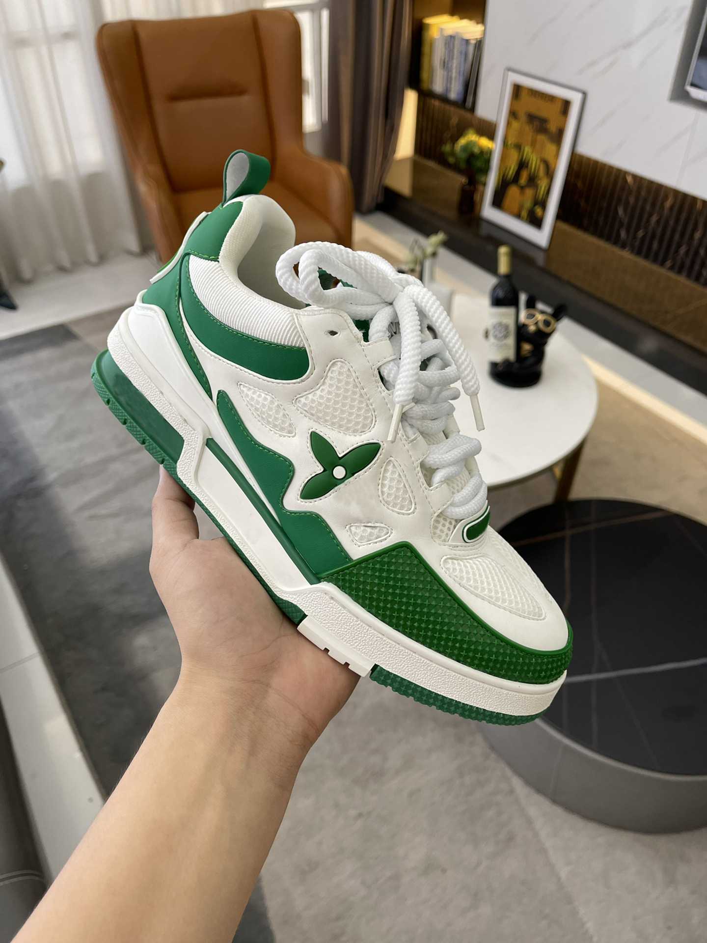 Trainers Designer Shoes Casual Shoe Designers Sneakers Classic Vintage Chaussures Leather Mesh With Box Size 35-45 Men Women, As picture
Trainers Designer Shoes Casual Shoe Designers Sneakers Classic Vintage Chaussures Leather Mesh With Box Size 35-45 Men Women, As picture