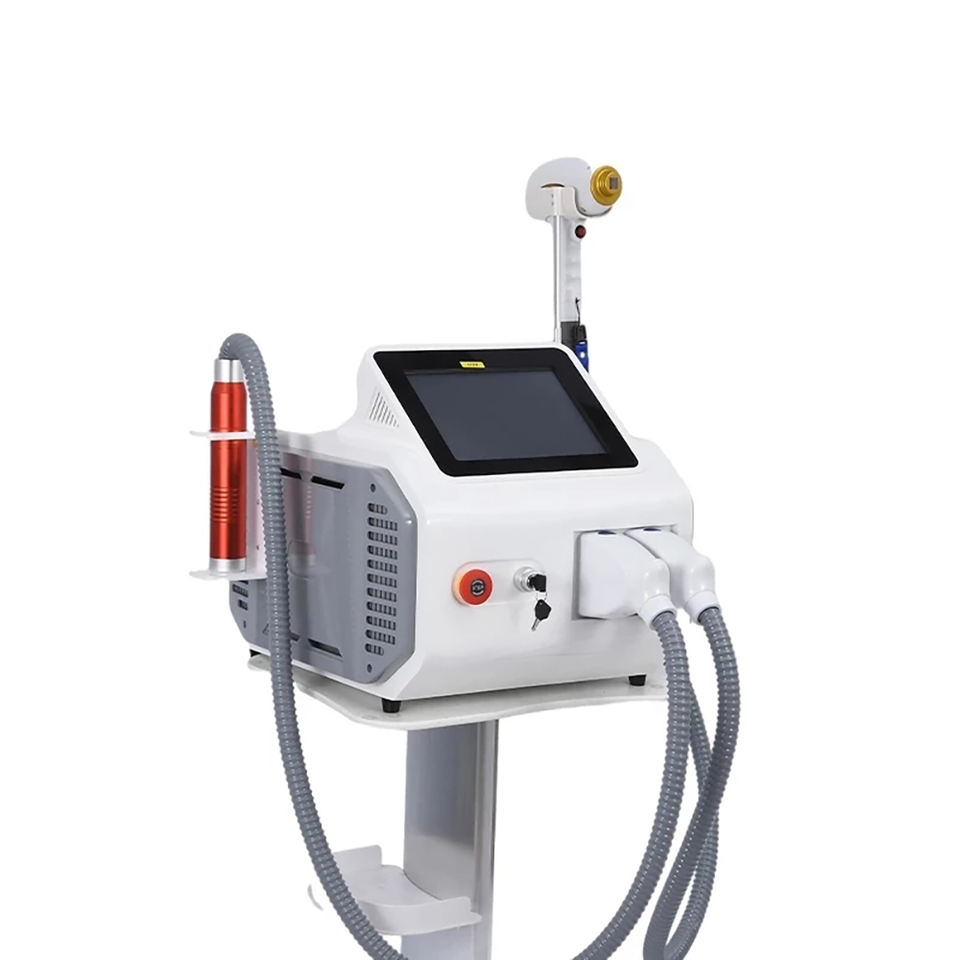 Salon 808 Diode Laser Hair Removal Machine Semiconductor Lazer Picosecond Tattoo Removal Q-switch Nd Yag Skin Rejuvenation Black Doll Treatment 808nm