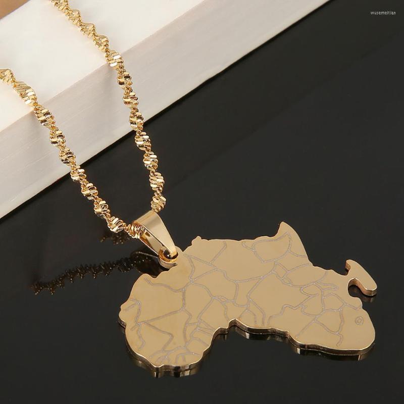 Pendant Necklaces Stainless Steel Gold Color African Map Necklace Of Africa Continent Chain Jewelry
Pendant Necklaces Stainless Steel Gold Color African Map Necklace Of Africa Continent Chain Jewelry