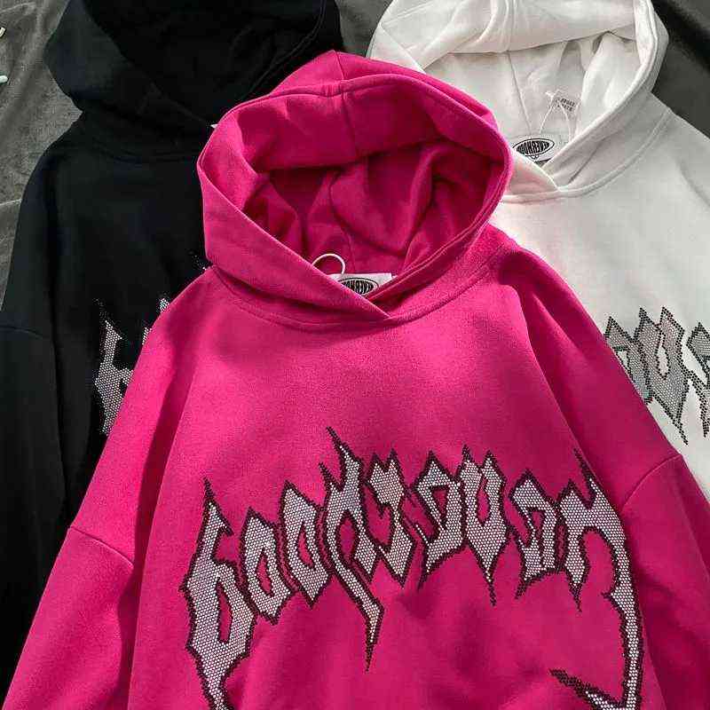 Men's Hoodies Sweatshirts Retro Rhinestone Y2K Letter Graphic Oversized Hoodies Women's Sweatshirts Long Sleeve Female Pullover Aesthetic Grunge Clothing 220912H, Black
Men's Hoodies Sweatshirts Retro Rhinestone Y2K Letter Graphic Oversized Hoodies Women's Sweatshirts Long Sleeve Female Pullover Aesthetic Grunge Clothing 220912H, Black