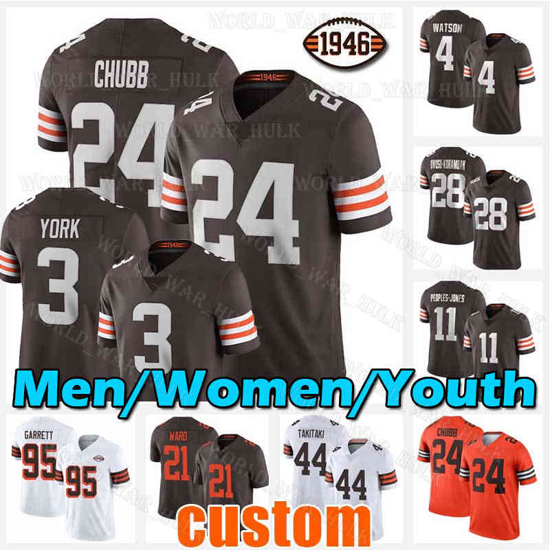3 Cade Yorks Jersey 24 Nick Chubb 20 Gregory Newsome II Football 77 Wyatt Teller 28 Jeremiah Owusu-Koramoah Clay Matthews David Bell Joel Bitonio Alex Wright Brissett, Women custom new jersey(b l)+patch
3 Cade Yorks Jersey 24 Nick Chubb 20 Gregory Newsome II Football 77 Wyatt Teller 28 Jeremiah Owusu-Koramoah Clay Matthews David Bell Joel Bitonio Alex Wright Brissett, Women custom new jersey(b l)+patch