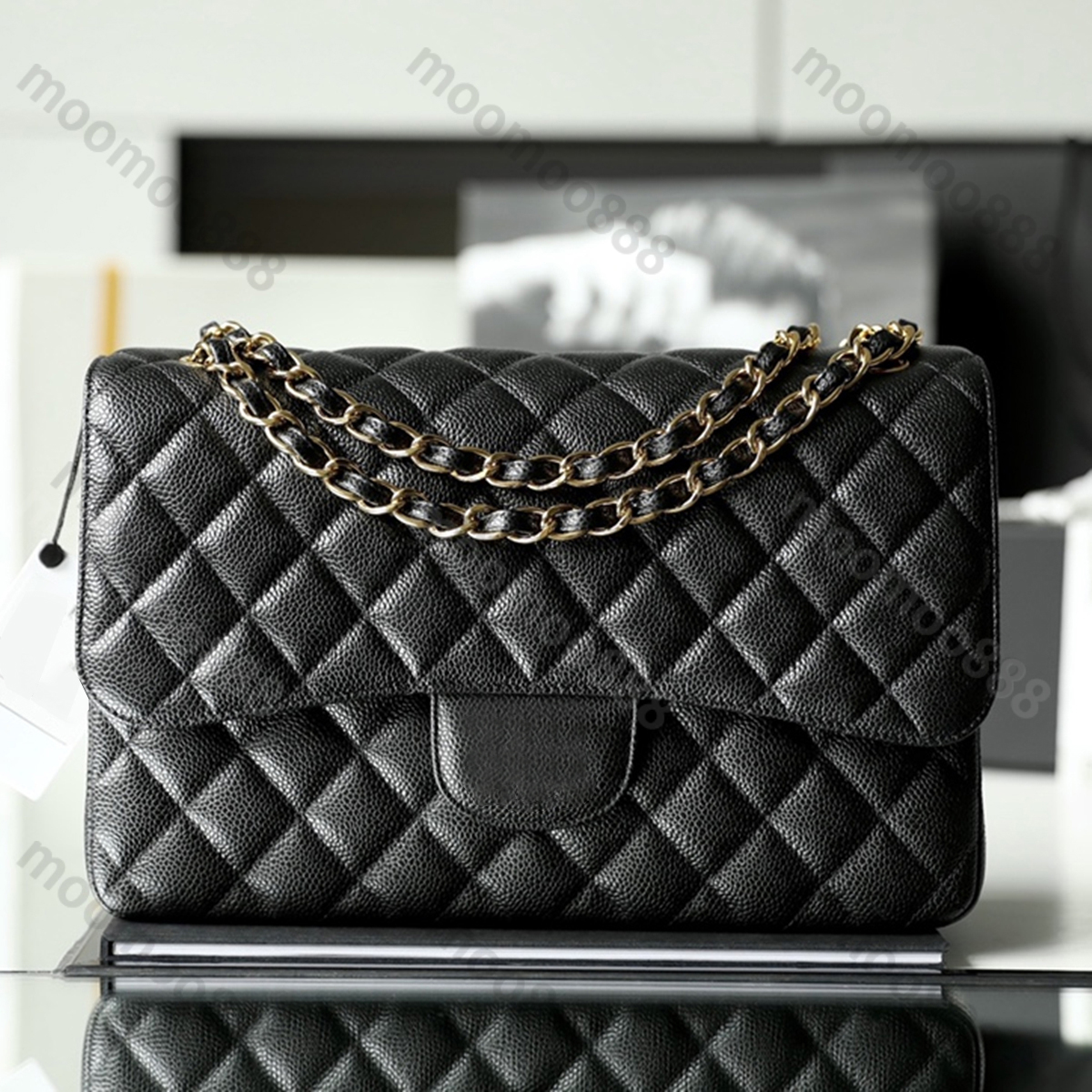 10A Top Tier Quality Jumbo Double Flap Bag Luxury Designer 30CM Real Leather Caviar Lambskin Classic Black Purse Quilted Handbag Shoulder Gold Box Bag Wallet On Chain, Upload pics to contact us
10A Top Tier Quality Jumbo Double Flap Bag Luxury Designer 30CM Real Leather Caviar Lambskin Classic Black Purse Quilted Handbag Shoulder Gold Box Bag Wallet On Chain, Upload pics to contact us