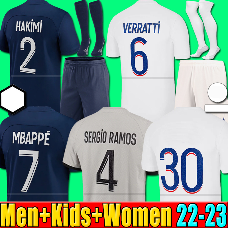 S-4XL MBAPPE HAKIMI soccer jersey Vitinha Maillots de football 22 23 MARQUINHOS VERRATTI psGs men kids kit shirt with socks uniforms HOMME ENFANT away gray, P13 22 23 away kids
S-4XL MBAPPE HAKIMI soccer jersey Vitinha Maillots de football 22 23 MARQUINHOS VERRATTI psGs men kids kit shirt with socks uniforms HOMME ENFANT away gray, P13 22 23 away kids