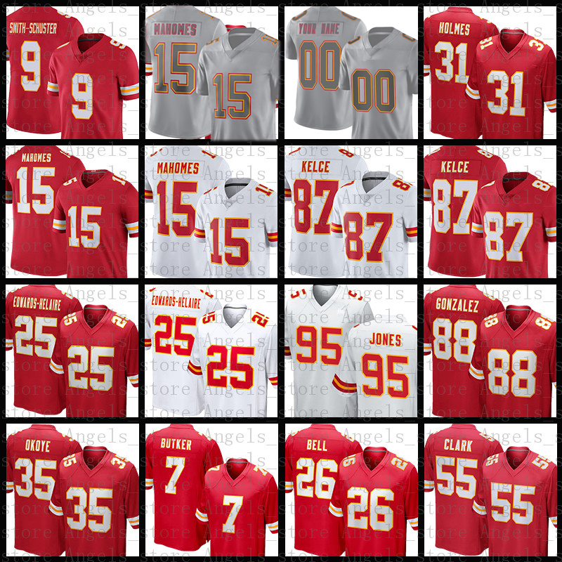 Nick Bolton Chris Jones Football Jersey Patrick Mahomes JuJu Smith-Schuster Clyde Edwards-Helaire Humphrey Justin Reid Mecole Hardman Harrison Butker Travis Kelce, Mens-qz
Nick Bolton Chris Jones Football Jersey Patrick Mahomes JuJu Smith-Schuster Clyde Edwards-Helaire Humphrey Justin Reid Mecole Hardman Harrison Butker Travis Kelce, Mens-qz