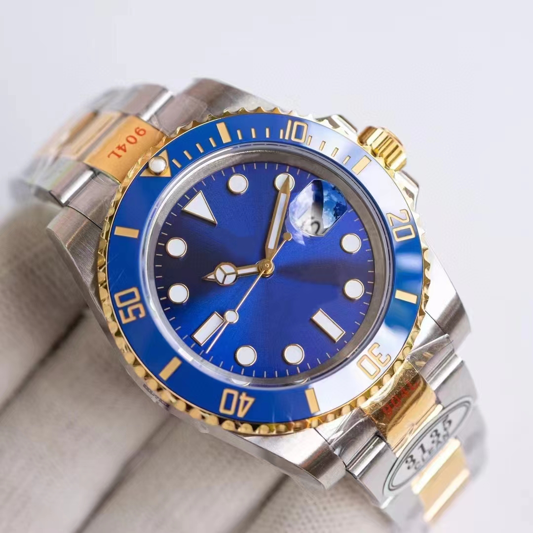 Men's Mechanical Watch Blue Literal Ceramic Bezel 41mm Silver Case Self-Winding 3135 Super Quality Movement Factory Montre de Luxe Luminous Sapphire Watch
Men's Mechanical Watch Blue Literal Ceramic Bezel 41mm Silver Case Self-Winding 3135 Super Quality Movement Factory Montre de Luxe Luminous Sapphire Watch