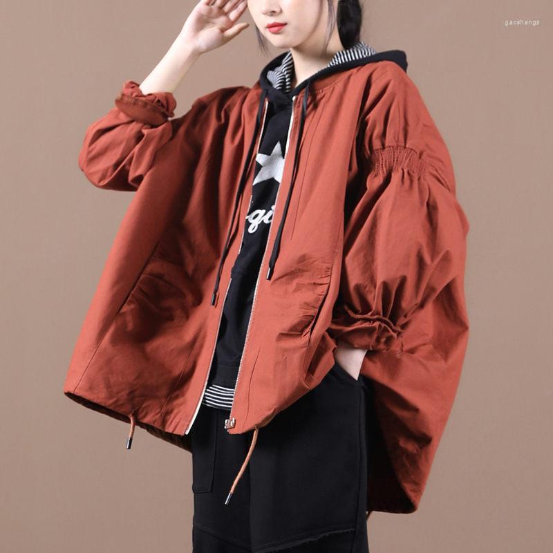 Women's Trench Coats Autumn Clothing 2022 Korean Loose Large Size Literary Zipper Fold Drawstring Short Windbreaker Jacket Women Outerwear, Black
Women's Trench Coats Autumn Clothing 2022 Korean Loose Large Size Literary Zipper Fold Drawstring Short Windbreaker Jacket Women Outerwear, Black