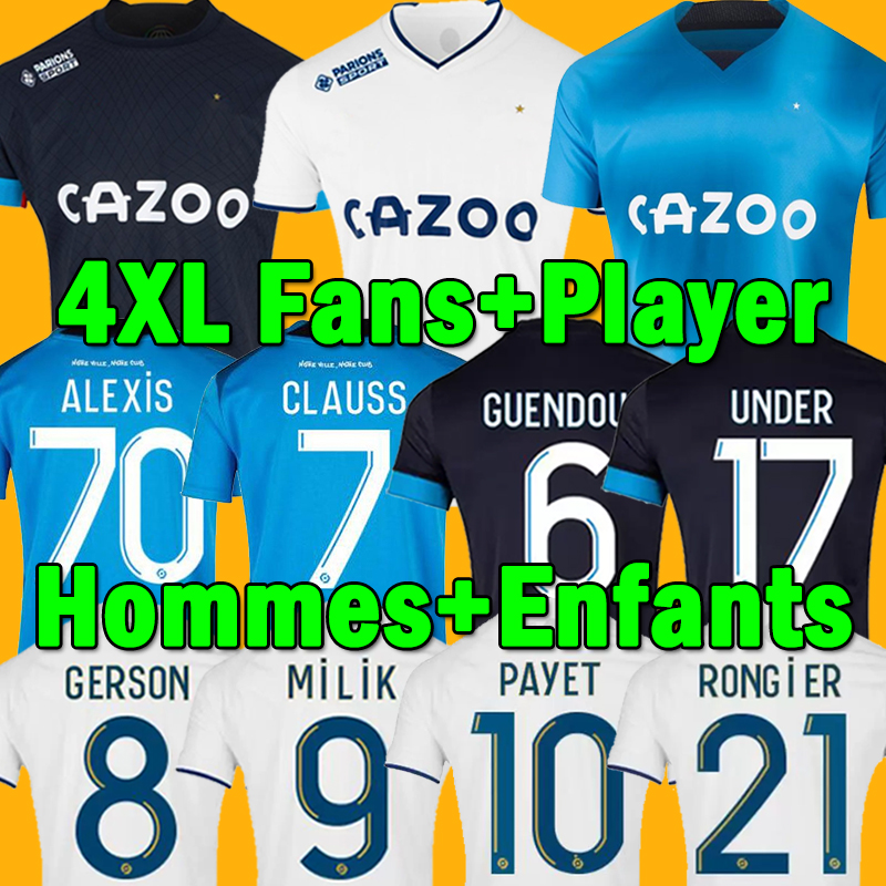 XXXL 4XL 22 23 MarseilleS soccer jerseys MILIK maillot foot GUENDOUZI PAYET CLAUSS GERSON VERETOUT ALEXIS HARIT Fans Player Version football shirts men kids kit, 22-23 gk
XXXL 4XL 22 23 MarseilleS soccer jerseys MILIK maillot foot GUENDOUZI PAYET CLAUSS GERSON VERETOUT ALEXIS HARIT Fans Player Version football shirts men kids kit, 22-23 gk