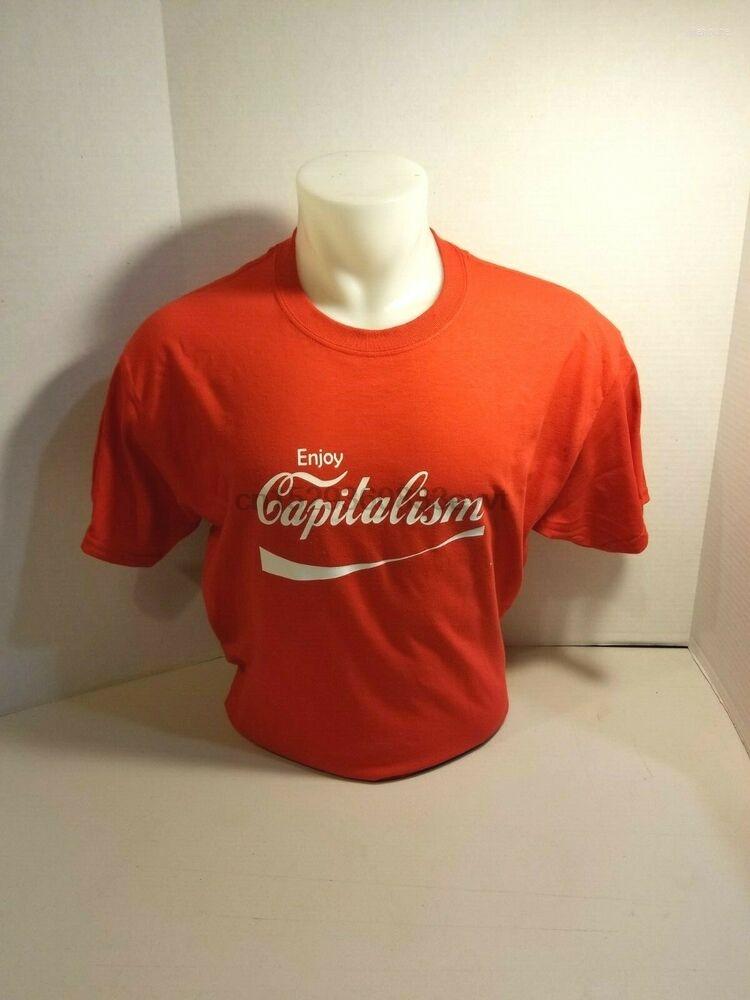 Men' T Shirts Enjoy Capitalism With A COKE Flare Funny Red W White Tee Shirt, Men-darkpurple
Men' T Shirts Enjoy Capitalism With A COKE Flare Funny Red W White Tee Shirt, Men-darkpurple