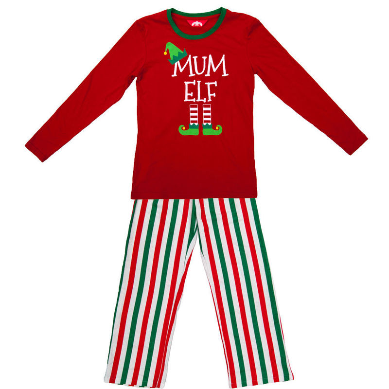 Family Matching Outfits Christmas Family Pyjamas Kids Mom Dad Cotton Printing Clothing Set Santa Family Pajamas Pography Party 220913