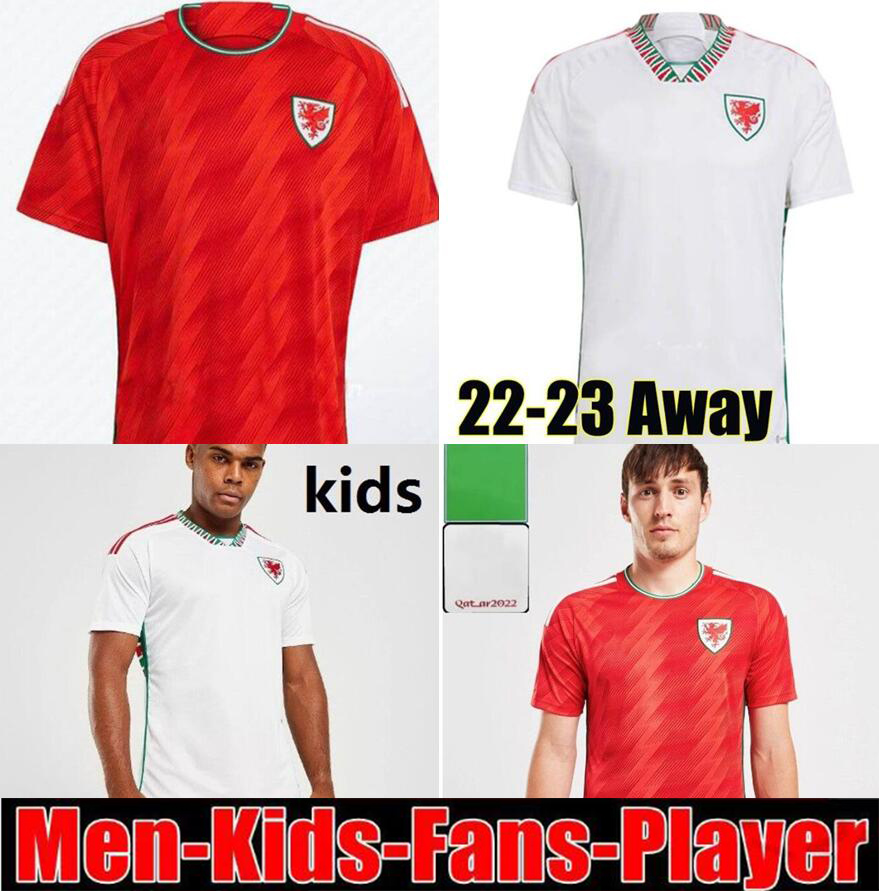 2022 Wales Soccer Jerseys BALE WILSON ALLEN RAMSEY wes 22 23 world National Team cup Rodon VOKES Home Football Shirt Short Sleeve Adult Uniforms fans player version, 22-23 away
2022 Wales Soccer Jerseys BALE WILSON ALLEN RAMSEY wes 22 23 world National Team cup Rodon VOKES Home Football Shirt Short Sleeve Adult Uniforms fans player version, 22-23 away