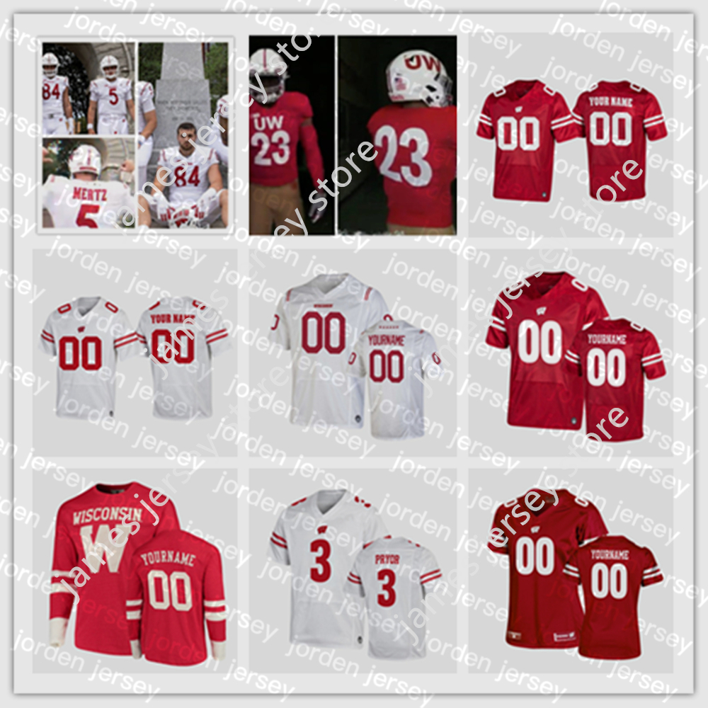 NEW American College Football Wear NCAA Wisconsin Stitched Football Jersey Darryl Peterson 10 Deacon Hill 32 Julius Davis 34 Jackson Acker 2, Retro red
NEW American College Football Wear NCAA Wisconsin Stitched Football Jersey Darryl Peterson 10 Deacon Hill 32 Julius Davis 34 Jackson Acker 2, Retro red