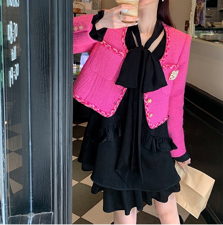 chan women's brand jacket 2022 New Autumn Winter western suit jacket brand logo fashion tweed coat cardigan designer Spring top-grade Coat Christmas Gift, Red
chan women's brand jacket 2022 New Autumn Winter western suit jacket brand logo fashion tweed coat cardigan designer Spring top-grade Coat Christmas Gift, Red