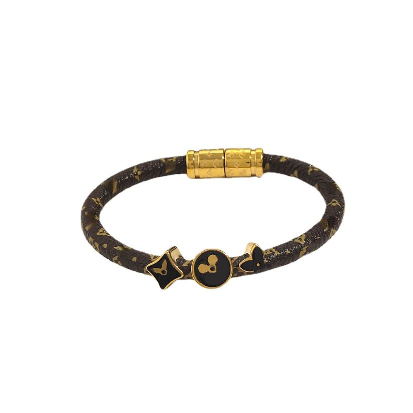 Designer Bracelet Women Bangle Designer Letter Jewelry Faux Leather 18K Gold Plated Stainless steel Bracelet Womens Wedding Gifts Accessories
Designer Bracelet Women Bangle Designer Letter Jewelry Faux Leather 18K Gold Plated Stainless steel Bracelet Womens Wedding Gifts Accessories