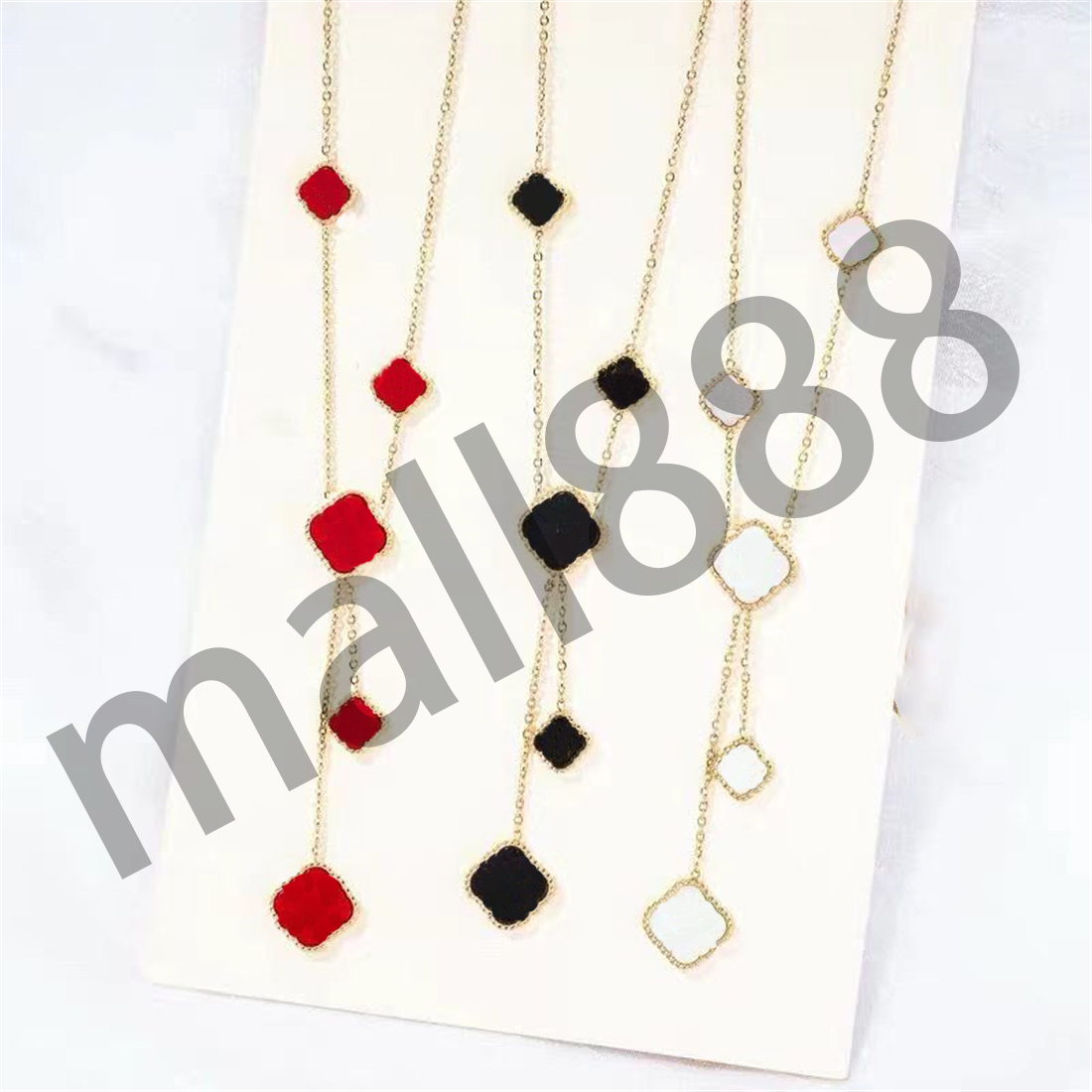 Fashion Pendant Necklaces four leaf clover Big Small Irregular flower necklace for women chains designer design Jewelry choker locket Chain with box
Fashion Pendant Necklaces four leaf clover Big Small Irregular flower necklace for women chains designer design Jewelry choker locket Chain with box