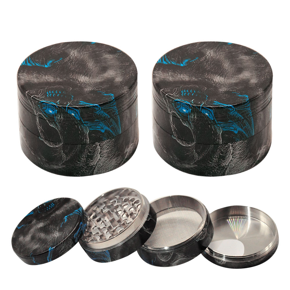 Skull Pattern Cover Smoking AccessoriesAluminum Alloy Herb Grinder 4 Layers Metal Tobacco glass filter tip
Skull Pattern Cover Smoking AccessoriesAluminum Alloy Herb Grinder 4 Layers Metal Tobacco glass filter tip