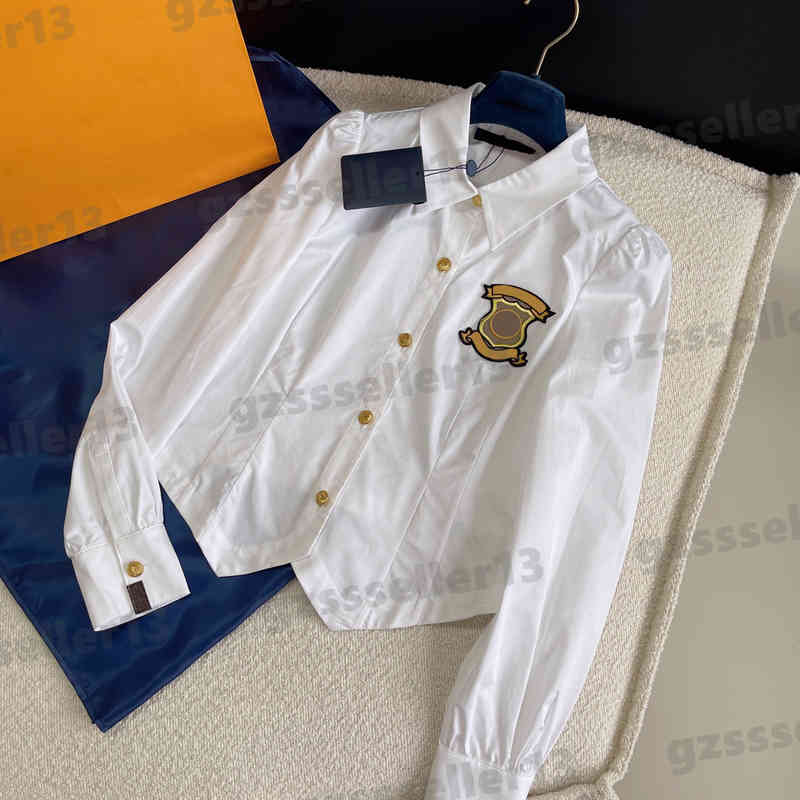Blouses Tops For Womens Classic Brand Designer Blouse High Quality Logo Badge Decoration Top Shirts Luxury Women Clothing 0912, Extra shipping
Blouses Tops For Womens Classic Brand Designer Blouse High Quality Logo Badge Decoration Top Shirts Luxury Women Clothing 0912, Extra shipping