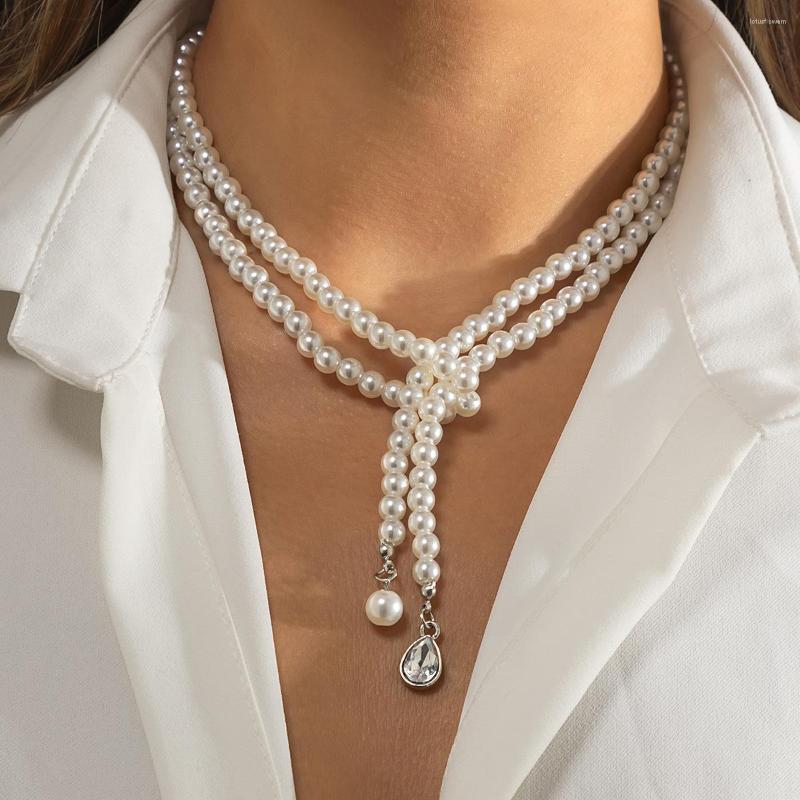 Choker 2022 Chic Simulated Pearls Long Tassel Pendant Necklace For Women Beaded Link Chain Wedding Jewelry
Choker 2022 Chic Simulated Pearls Long Tassel Pendant Necklace For Women Beaded Link Chain Wedding Jewelry