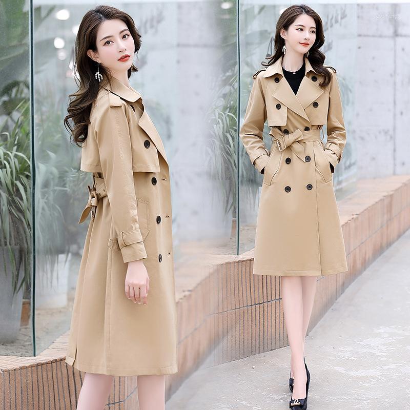Women' Trench Coats Spring Fashion Women' Medium Length Windbreaker Temperament And Autumn Coat Versatile Trend, Khaki
Women' Trench Coats Spring Fashion Women' Medium Length Windbreaker Temperament And Autumn Coat Versatile Trend, Khaki