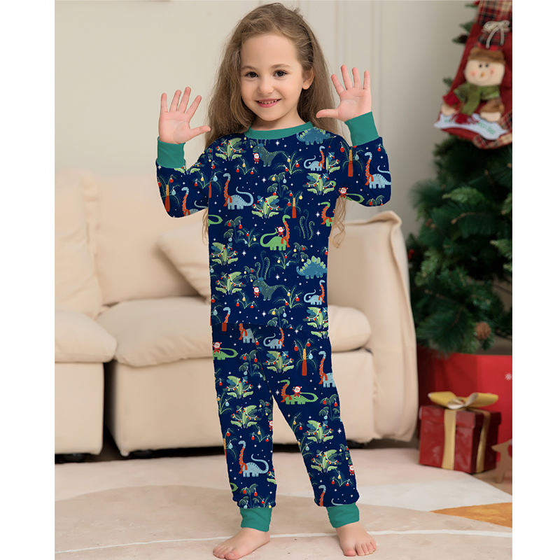 Family Matching Outfits Christmas Matching Pajamas Family Outfits Year Father Mother Kids Dinosaur Family Look Sleepwear Pyjamas Clothes Sets 220913