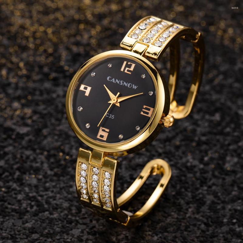 Wristwatches Rhinestone Luxury Women Watches Fashion Gold Ladies Bracelet Watch Stainless Steel Female Bangle Wristwatch Dropship Reloj, Gold white
Wristwatches Rhinestone Luxury Women Watches Fashion Gold Ladies Bracelet Watch Stainless Steel Female Bangle Wristwatch Dropship Reloj, Gold white