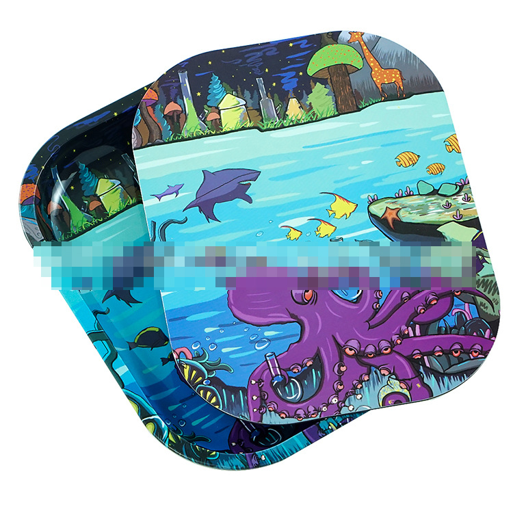 Cartoon Smoking Accessories Tobacco Rolling Tray Metal Cigarette Tobacco Disc Tinplate with Magnet Cover Herb Handroller
Cartoon Smoking Accessories Tobacco Rolling Tray Metal Cigarette Tobacco Disc Tinplate with Magnet Cover Herb Handroller