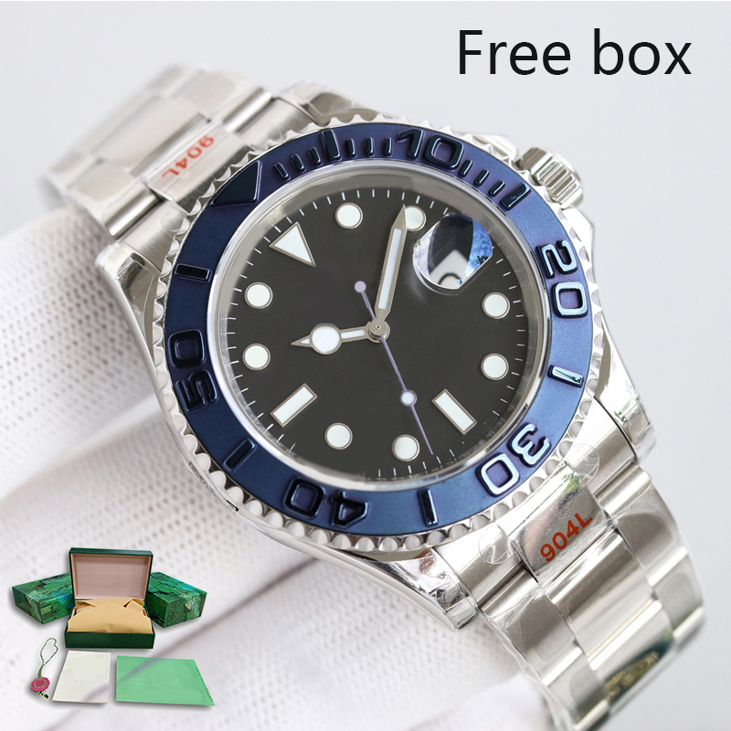 Mens Watch Ceramic Bezel 40mm Automatic Movement designer Mechanical Men Stainless 904L Steel Watches Wristwatches Montre De Luxe calendar watches With free box, Aaaaa logo
Mens Watch Ceramic Bezel 40mm Automatic Movement designer Mechanical Men Stainless 904L Steel Watches Wristwatches Montre De Luxe calendar watches With free box, Aaaaa logo