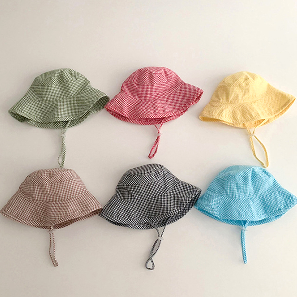 Wide Brim Summer Sun Hat for Baby Plaid Print Fisherman's Hat Children Cotton Bucket Cap for Boys Baby Girls SunHat Kids Bonnet, Mixed color
Wide Brim Summer Sun Hat for Baby Plaid Print Fisherman's Hat Children Cotton Bucket Cap for Boys Baby Girls SunHat Kids Bonnet, Mixed color
