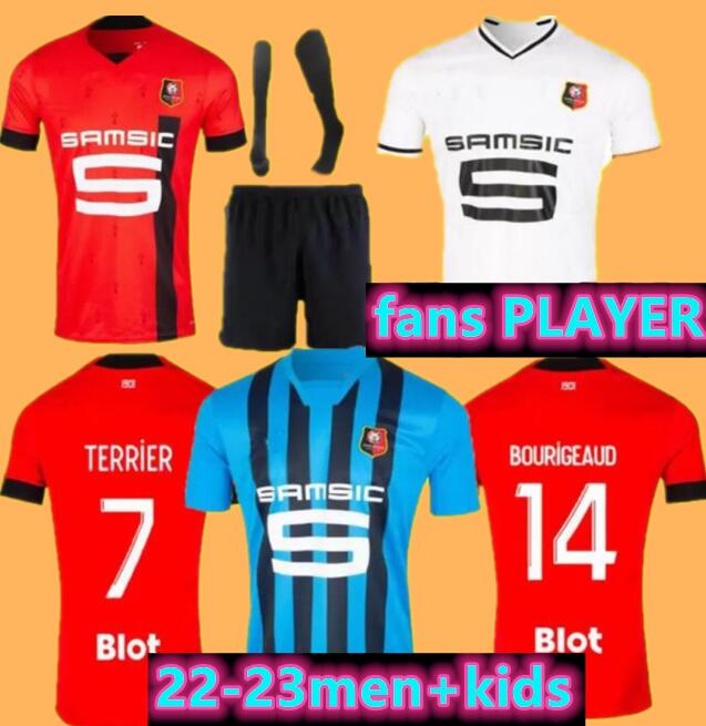 Player version Stade Rennais 22 23 soccer jerseys Rennes maillot de foot 2022 2023 SULEMANA BOURIGEAUD TERRIER Guirassy AGUERD TRAORE Men kids kit football shirts, 22/23 player
Player version Stade Rennais 22 23 soccer jerseys Rennes maillot de foot 2022 2023 SULEMANA BOURIGEAUD TERRIER Guirassy AGUERD TRAORE Men kids kit football shirts, 22/23 player